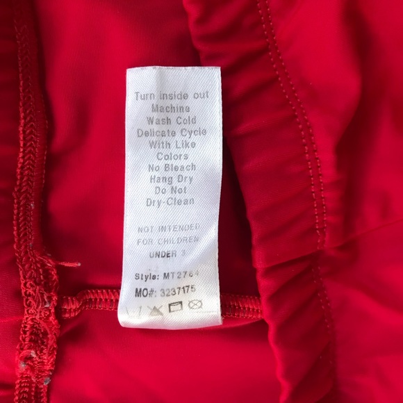 Red Dance Shorts - Picture 5 of 5